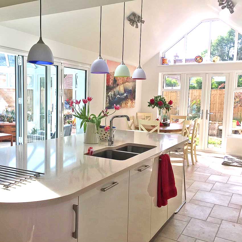 Bright and modern kitchen extension in Thame, Oxfordshire