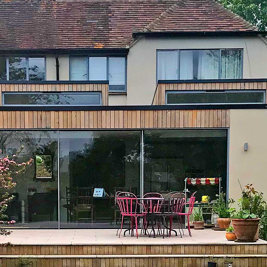 Modern kitchen extension in Thame, Oxon